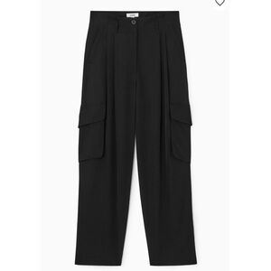 COS Black paperbag Cargo Pants NWOT